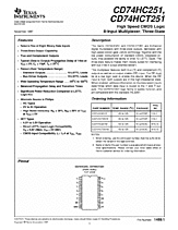 DataSheet CD74HCT251 pdf